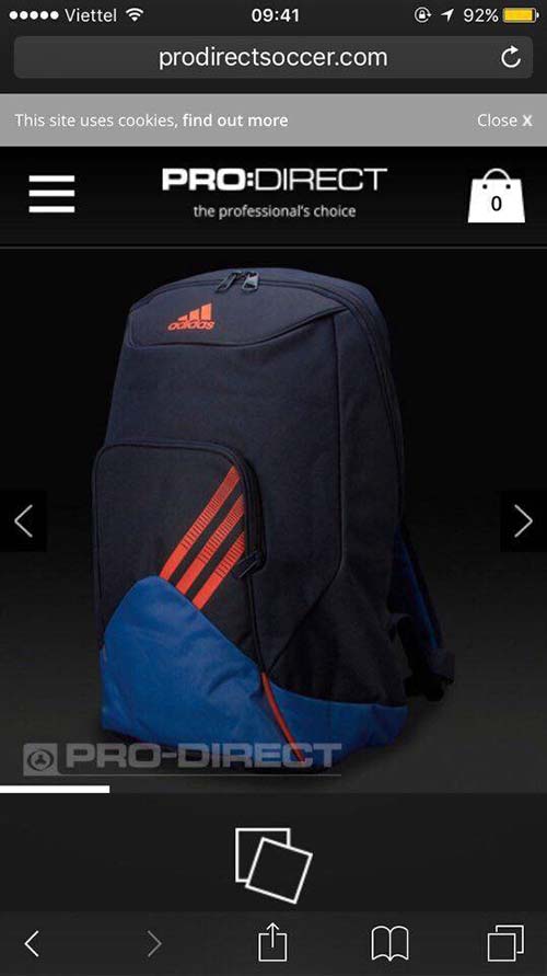 Balo adidas predator backpack 
