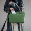 Túi xách Tomtoc Briefcase Premium for Macbook 13”/14” Green H21C1T1 5