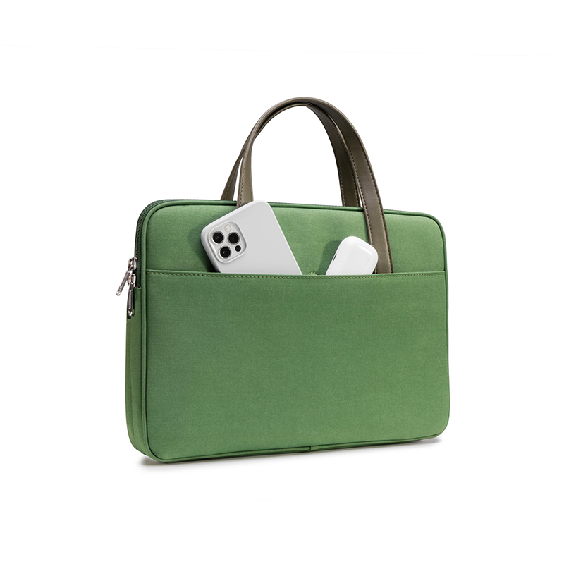 Túi xách Tomtoc Briefcase Premium for Macbook 13”/14” Green H21C1T1 16