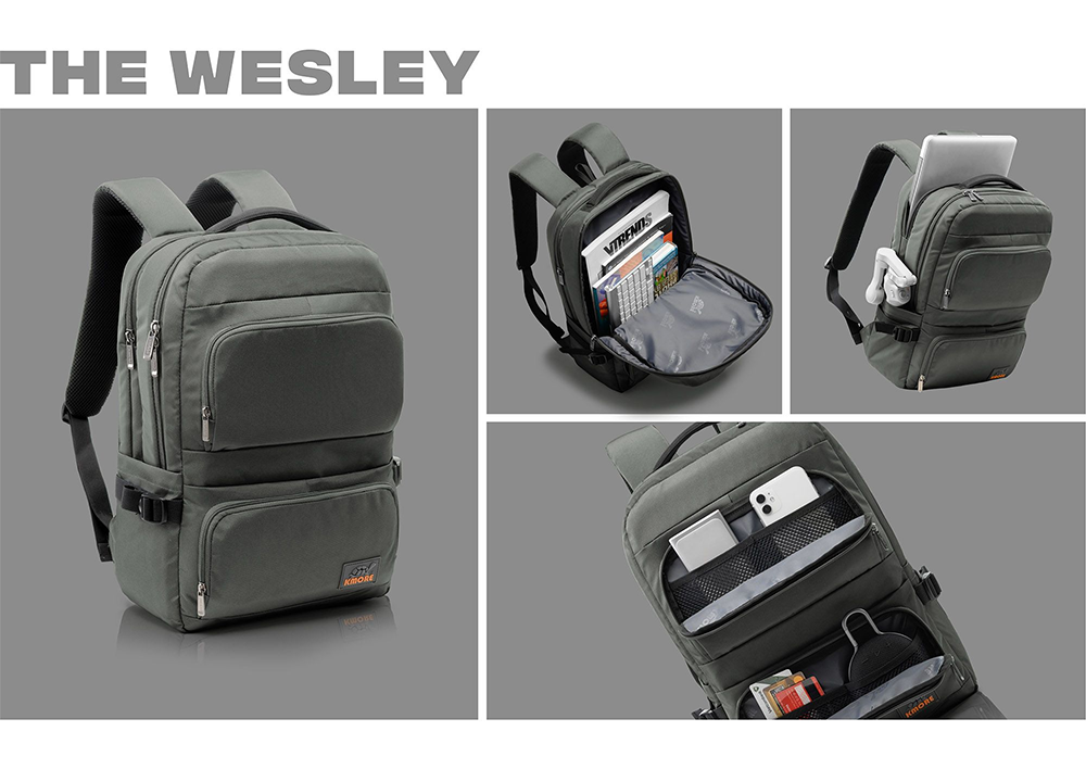Balo laptop 15.6 inch Kmore The Wesley Backpack 13 Balo laptop 15.6 inch Kmore The Wesley Backpack 13