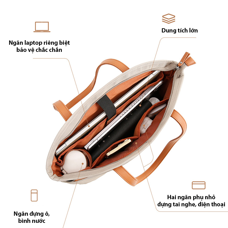 Túi xách laptop nữ thời trang Bange BG6803 30 Túi xách laptop nữ thời trang Bange BG6803 30