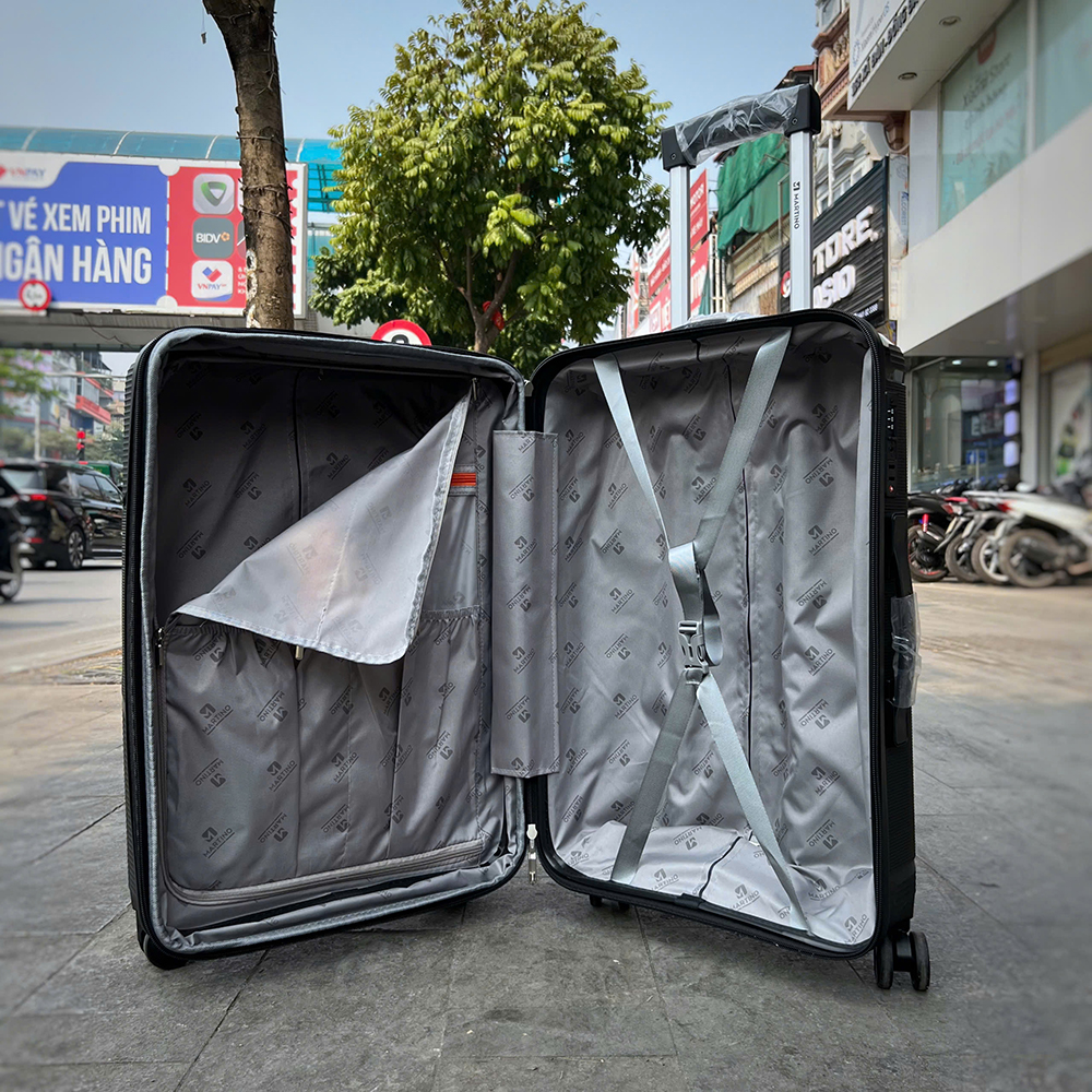 Vali kéo nhựa dẻo Martino M088 size 24 inch - Ký gửi 26 Vali kéo nhựa dẻo Martino M088 size 24 inch - Ký gửi 26