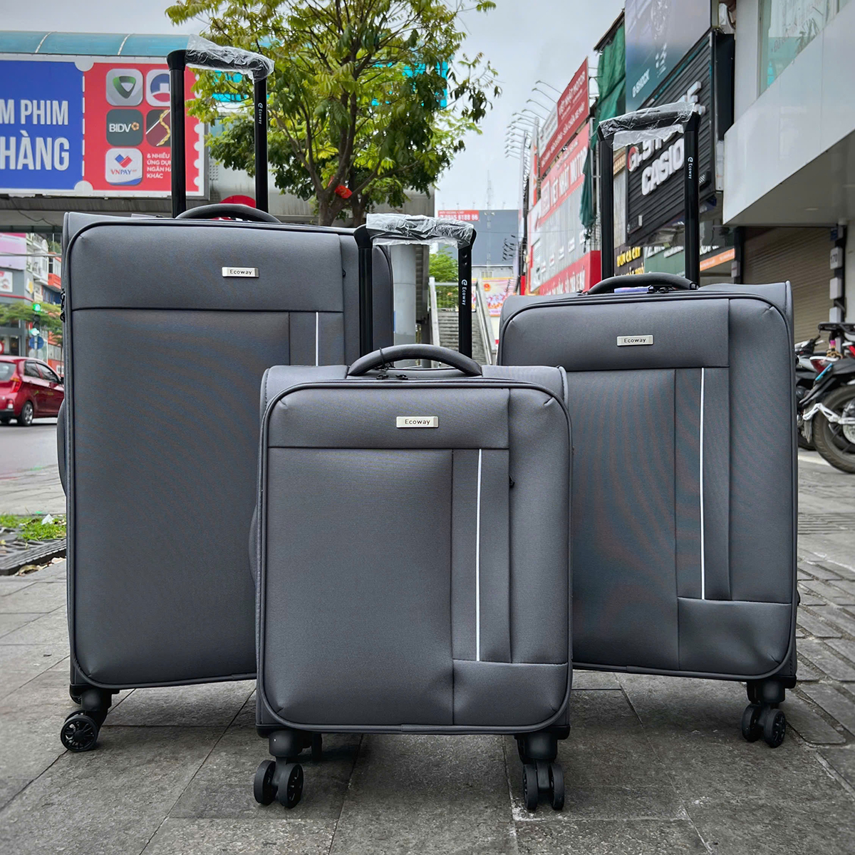 Vali vải siêu nhẹ Ecoway E502 size 28 inch 17 Vali vải siêu nhẹ Ecoway E502 size 28 inch 17