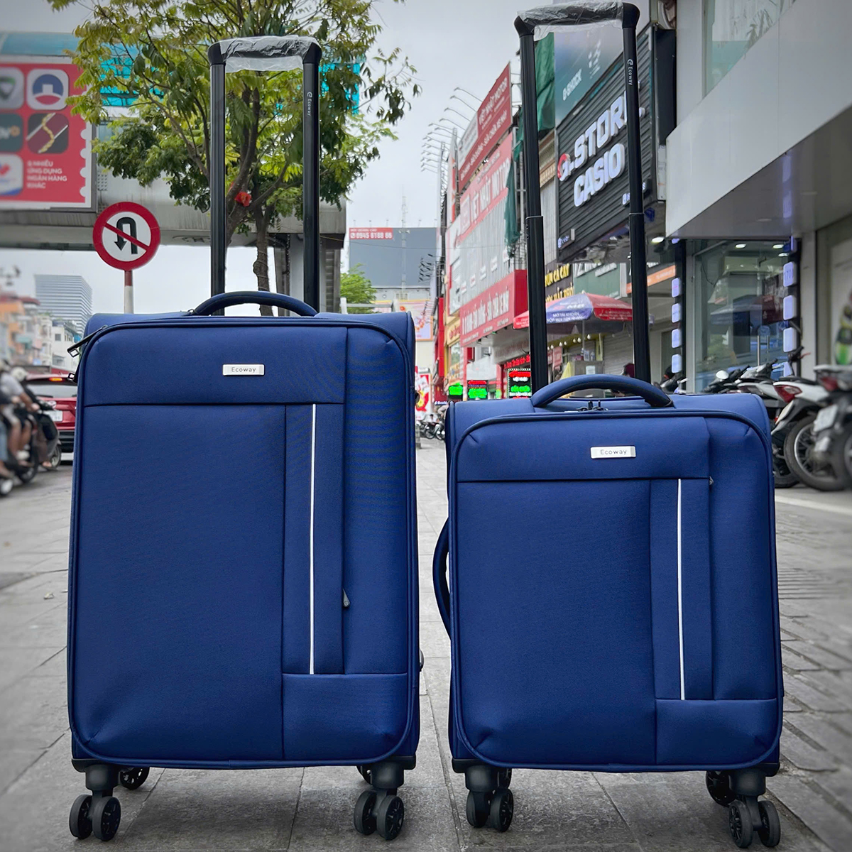Vali vải siêu nhẹ Ecoway E502 size 20 inch 17 Vali vải siêu nhẹ Ecoway E502 size 20 inch 17