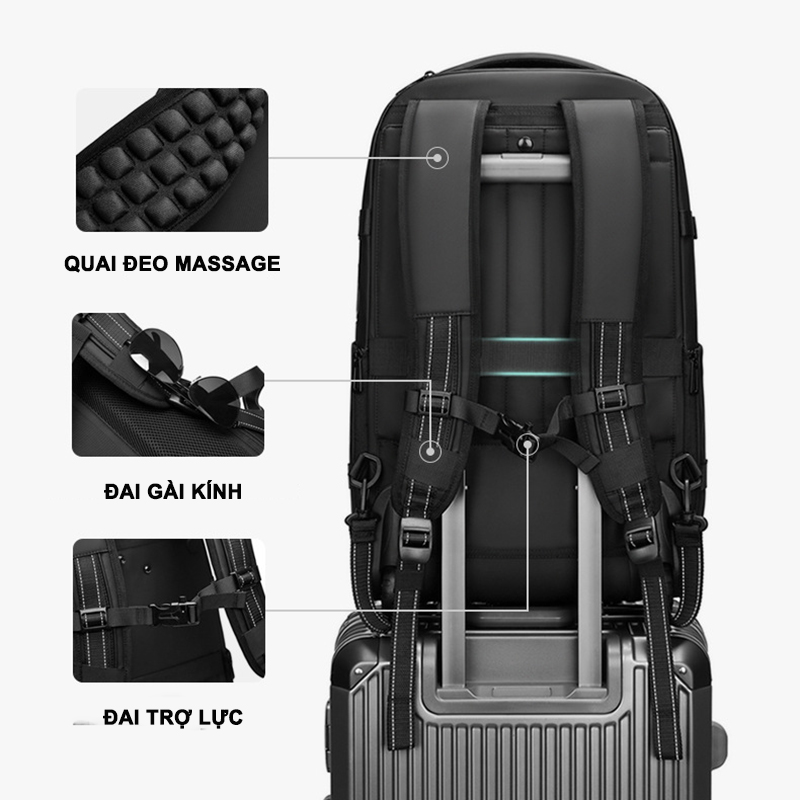Balo kéo hút chân không tự động cỡ lớn phiên bản cao cấp OE9222 37 Balo kéo hút chân không tự động cỡ lớn phiên bản cao cấp OE9222 37