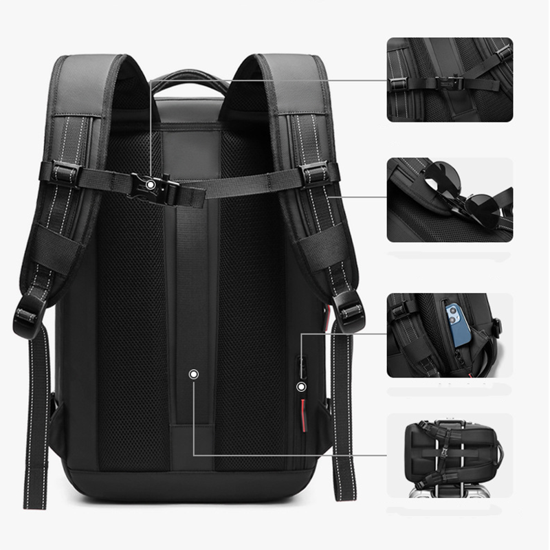 Balo du lịch cỡ lớn hút chân không tự động laptop 17.3" OE7797 35 Balo du lịch cỡ lớn hút chân không tự động laptop 17.3" OE7797 35