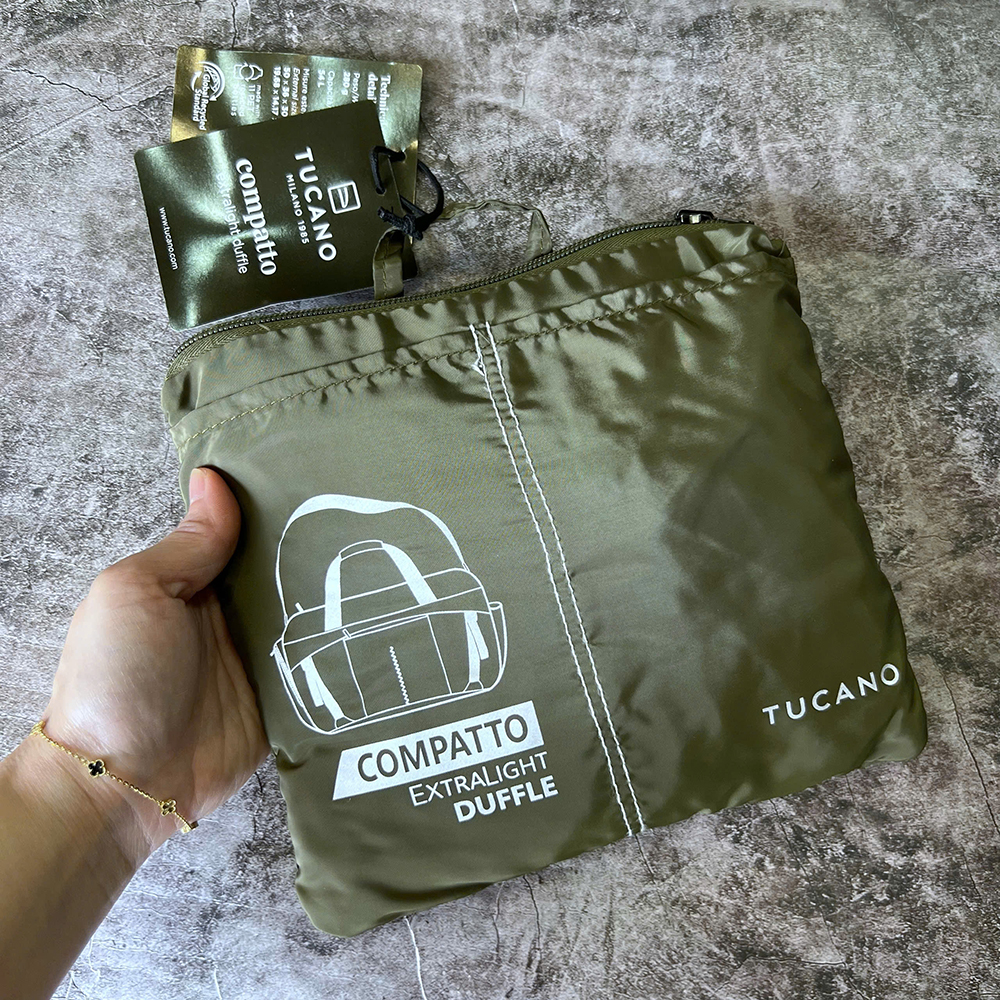 Túi du lịch gấp gọn Siêu Nhẹ, Siêu Khô Tucano Compatto Eco Duffle - 54L 23 Túi du lịch gấp gọn Siêu Nhẹ, Siêu Khô Tucano Compatto Eco Duffle - 54L 23